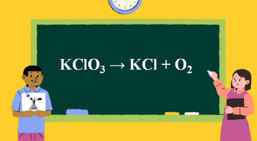 Kali clorat tham gia phản ứng phân huỷ tạo ra khí oxy