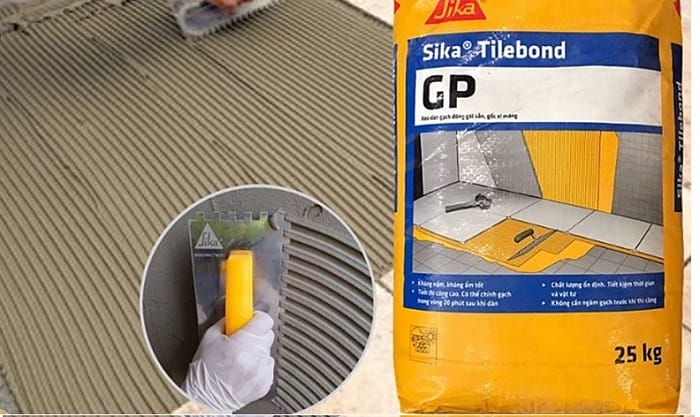 Keo có độ bám dính cao nên được ứng dụng cho nhiều khu vực