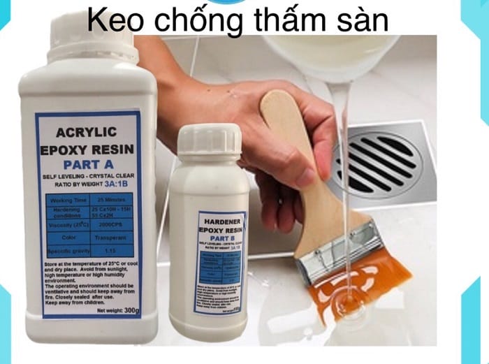 Keo chống thấm sàn trong xây dựng