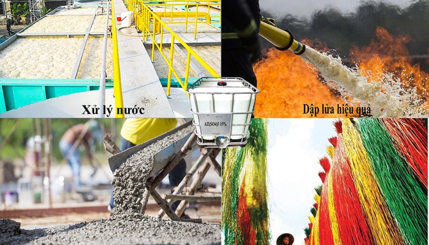 Al₂(SO₄)₃ đang là một sản phẩm hỗ trợ xử lý nước thải cực tốt