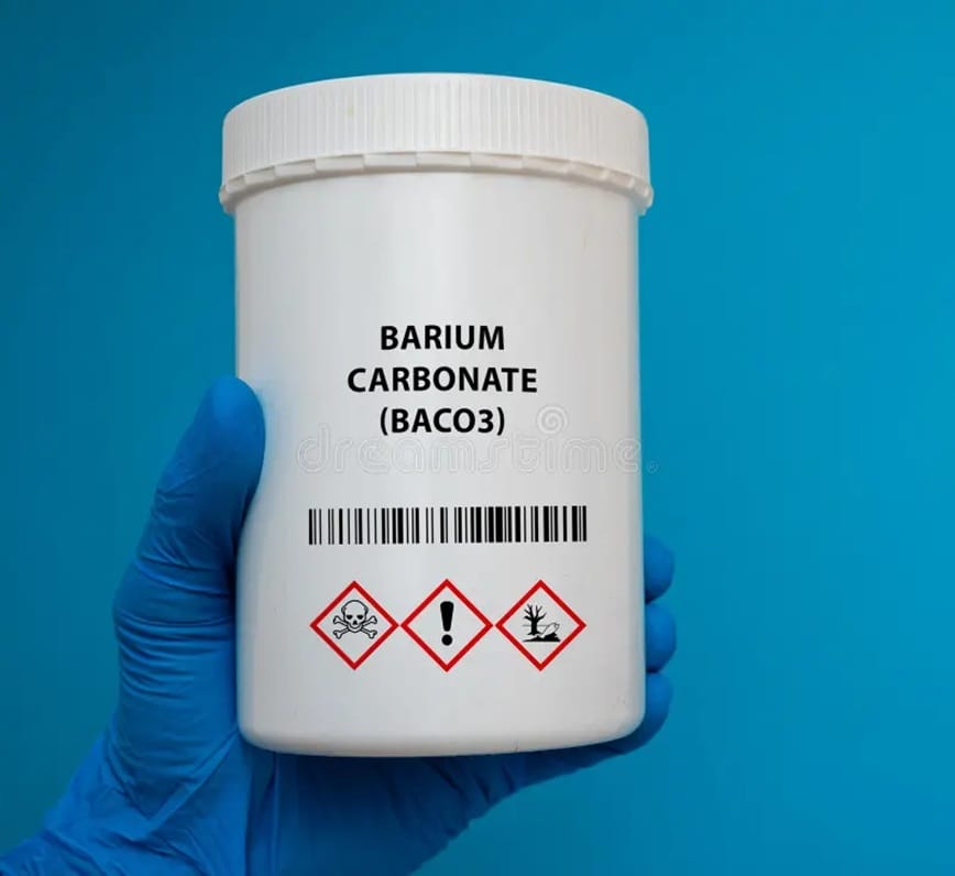 Ứng dụng phổ biến của BaCO3 trong công nghiệp sản xuất