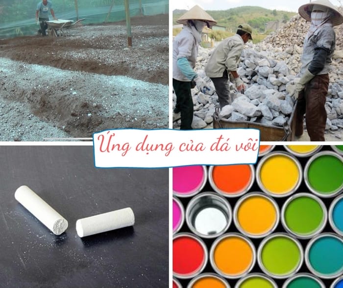 Đá vôi có nhiều ứng dụng trong nhiều lĩnh vực của cuộc sống