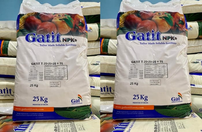 Sản phẩm phân bón GATIT cân bằng NPK 20‑20‑20 + TE