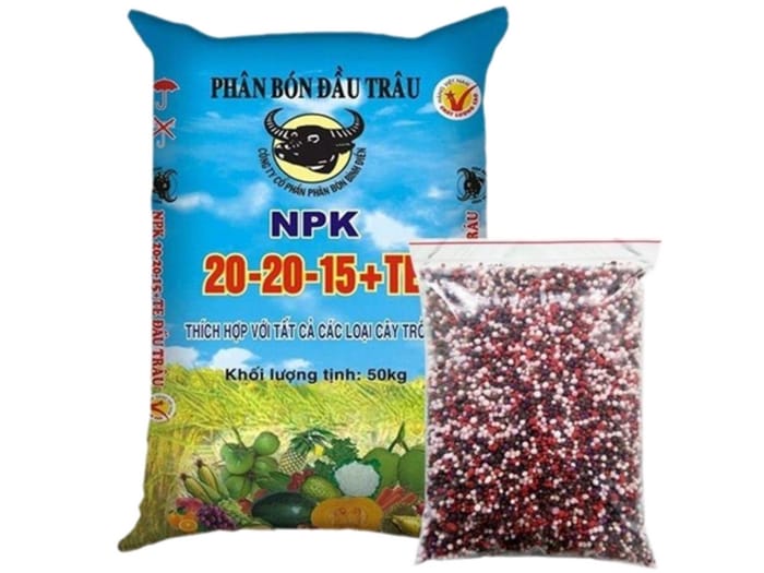 Trên bao bì phân bón NPK luôn thể hiện tỷ lệ phần trăm của ba dưỡng chất chính