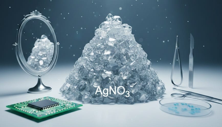 AgNO3 là nguyên liệu quan trọng trong các ngành sản xuất công nghiệp