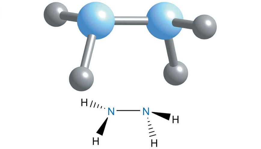 N2H4 là công thức hoá học của Hydrazine