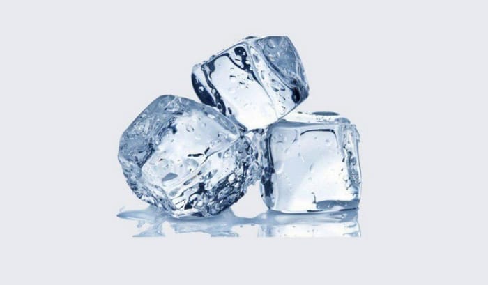 Nước đá là dạng rắn của nước khi nhiệt độ hạ xuống dưới 0 °C