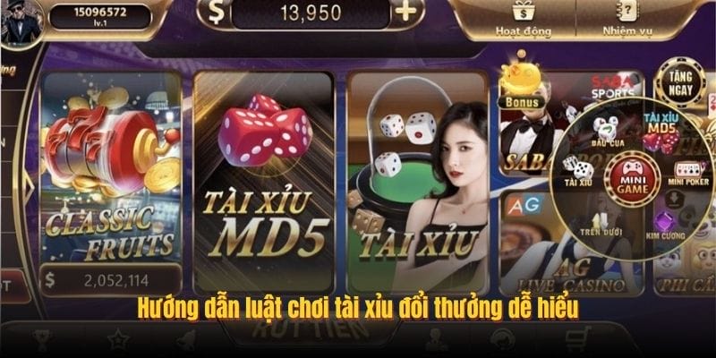 Hướng dẫn luật chơi tài xỉu đổi thưởng dễ hiểu