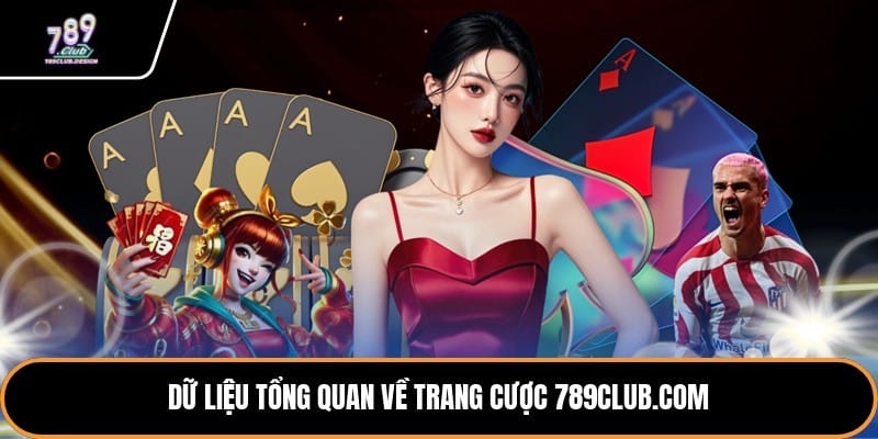 Dữ liệu tổng quan về trang cược 789club.com