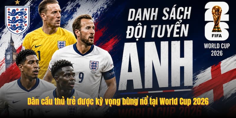 Dàn cầu thủ trẻ được kỳ vọng bùng nổ tại World Cup 2026