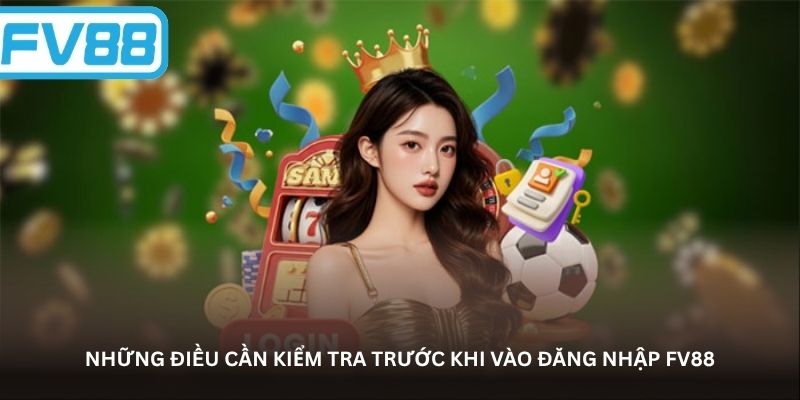 Những điều cần kiểm tra trước khi vào đăng nhập FV88
