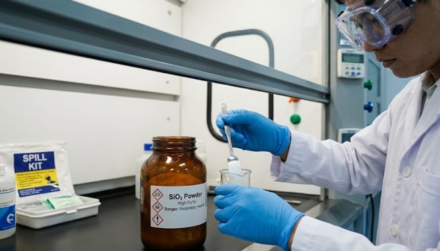 Cấu trúc không gian của Silic dioxit