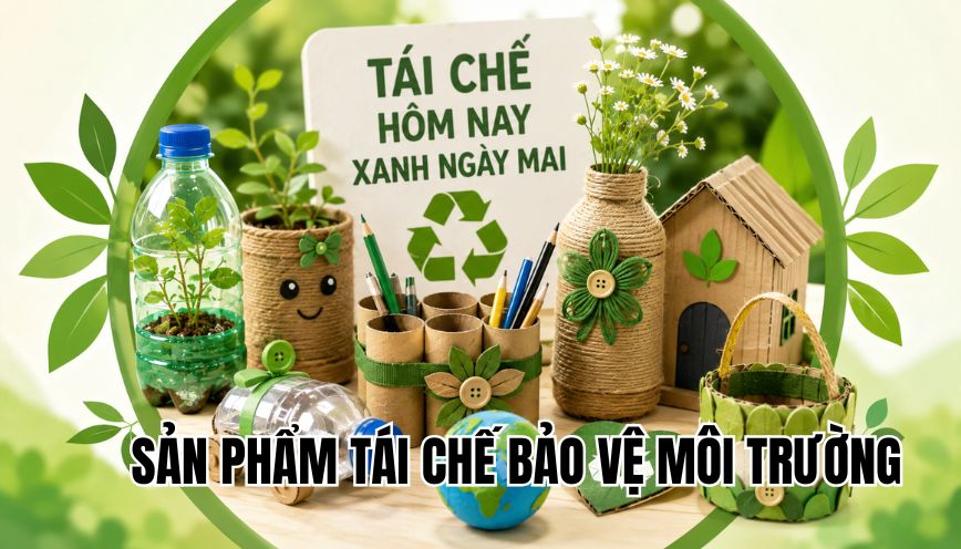 Sản phẩm tái chế bảo vệ môi trường