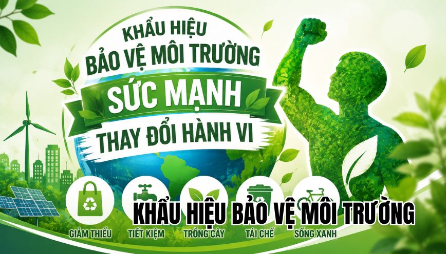 Khẩu hiệu bảo vệ môi trường